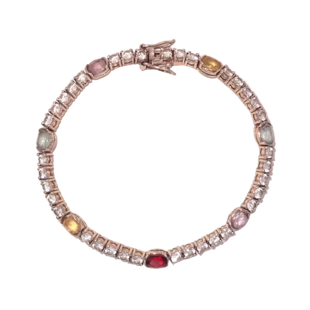 Vintage Pastel Tennis Bracelet