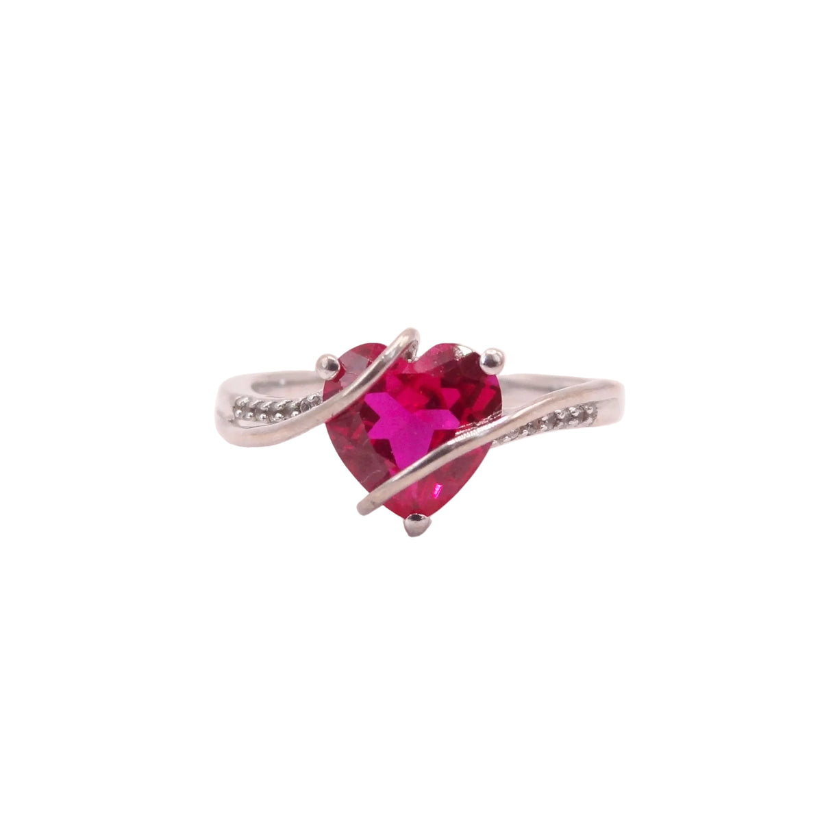 Vintage Wired Heart Ring (8.25)