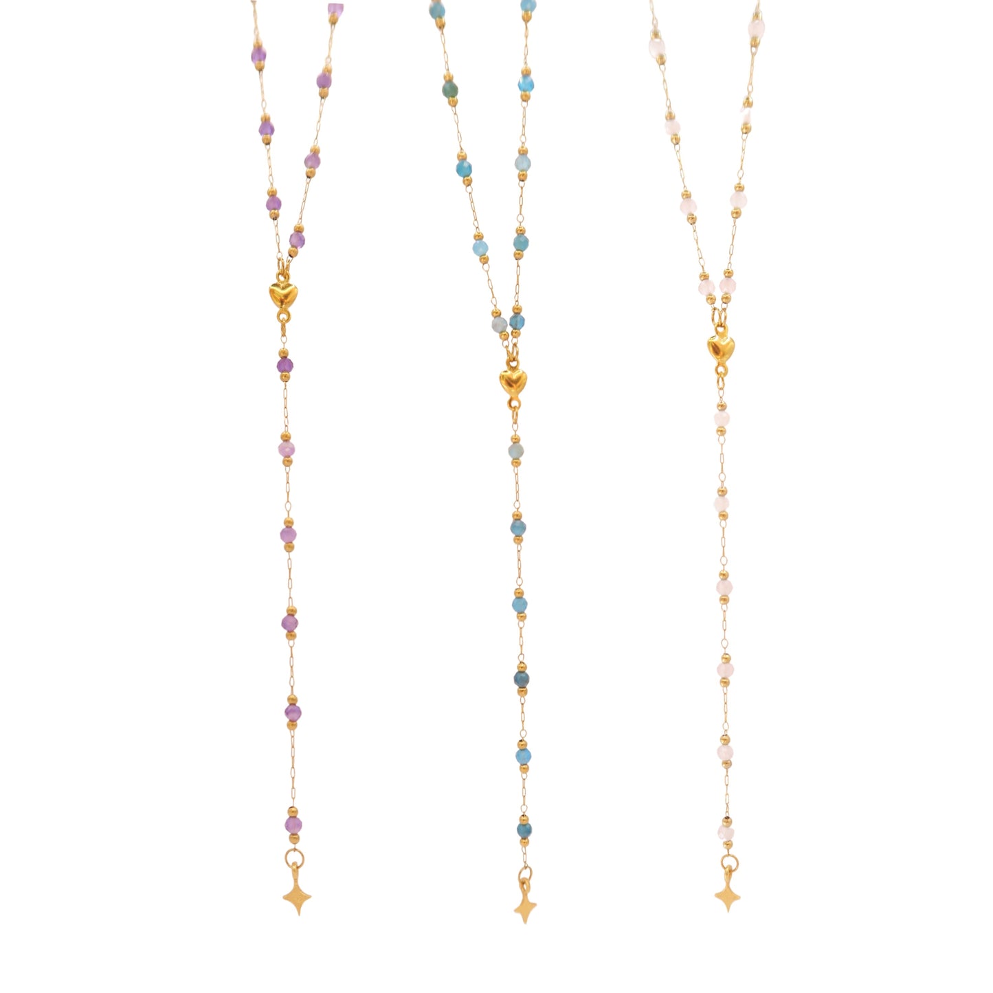Gemstone Lariat