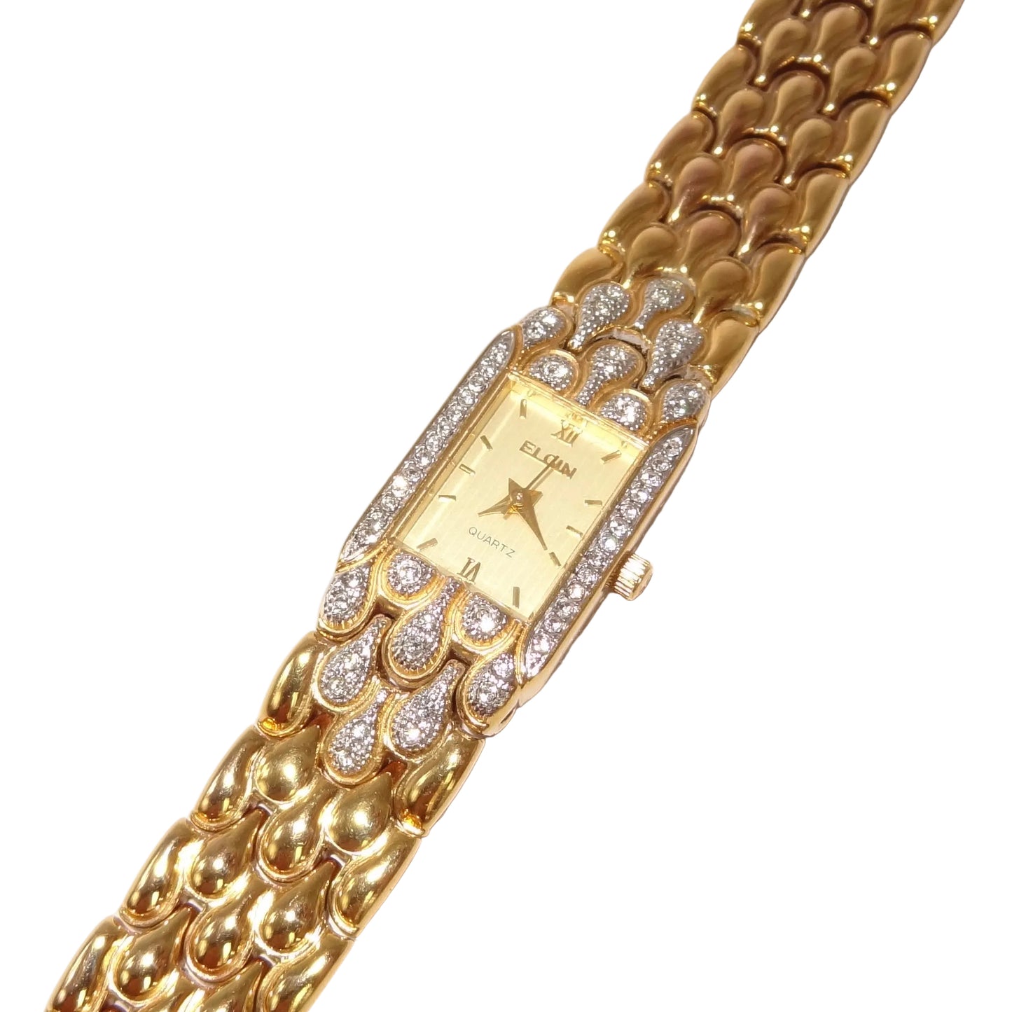 Vintage Crystal Drip Watch