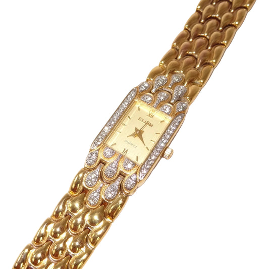 Vintage Crystal Drip Watch