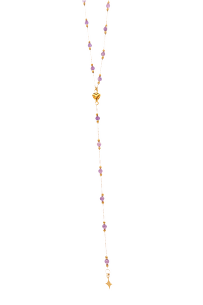 Gemstone Lariat
