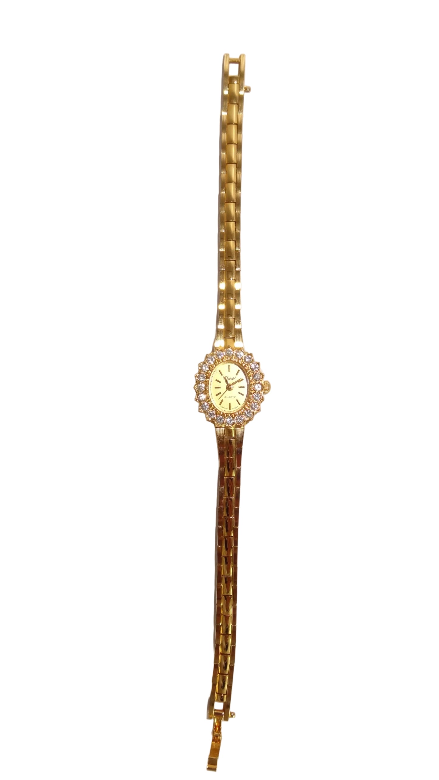 Vintage Crystal Flower Watch