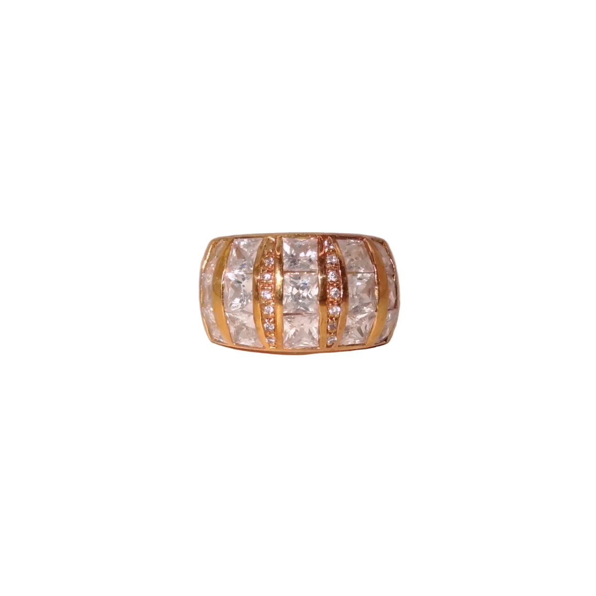 Vintage Striped Cigar Ring (8)
