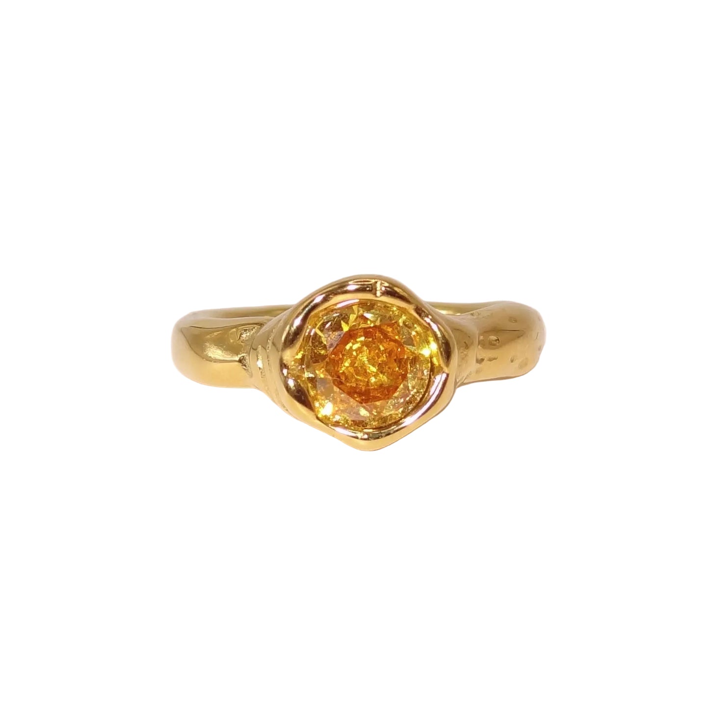 Amber Ring GOLD