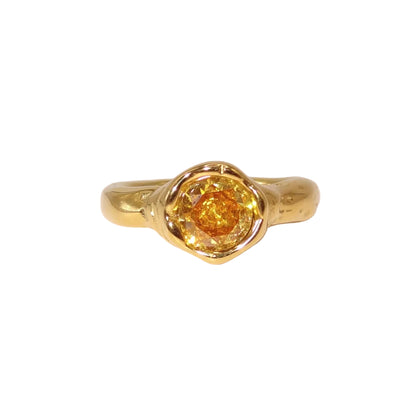 Amber Ring GOLD