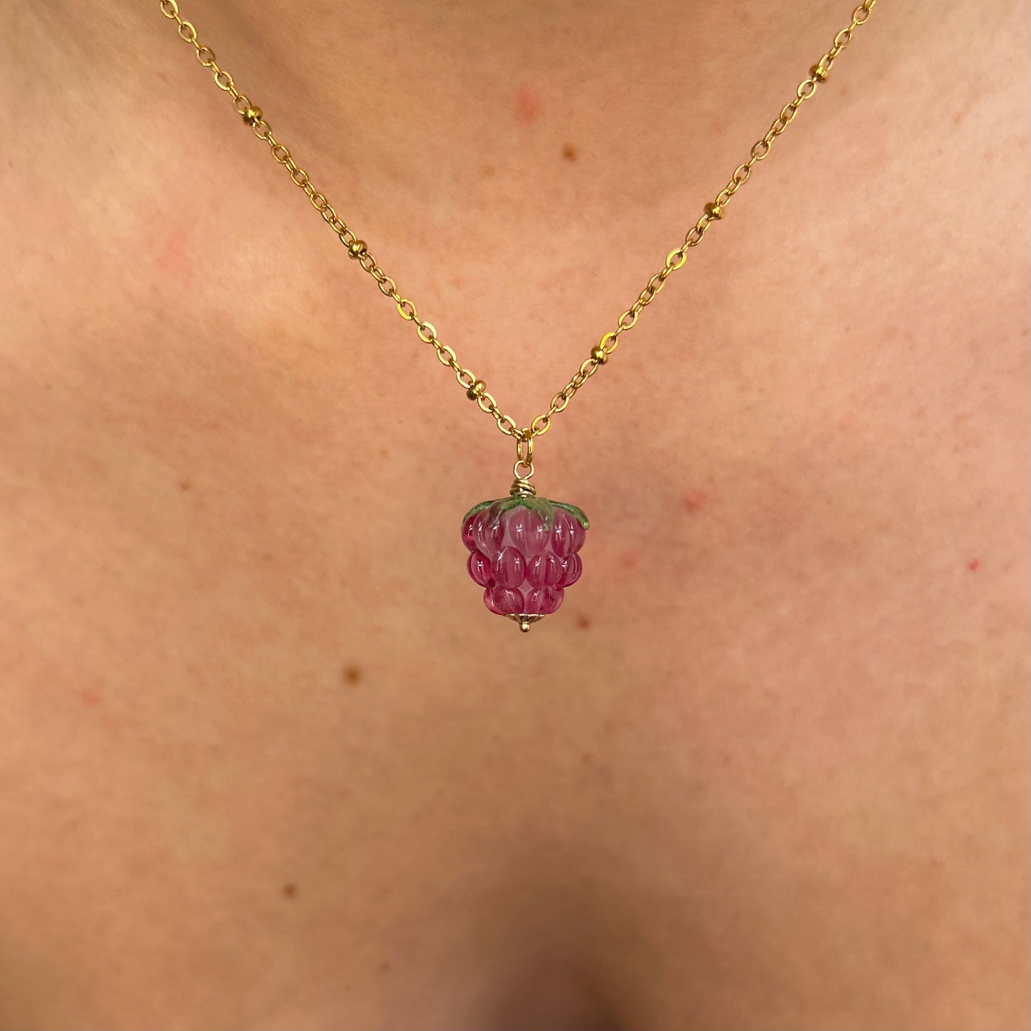 Raspberry Necklace