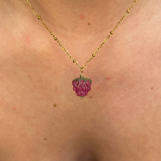 Raspberry Necklace