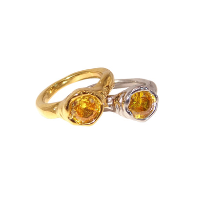Amber Ring GOLD