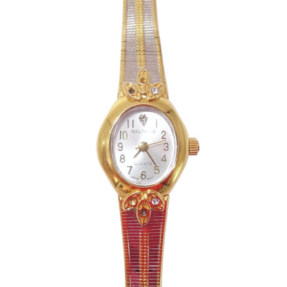 Vintage 2Tone Leaf Watch