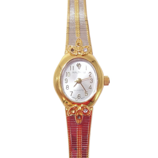 Vintage 2Tone Leaf Watch