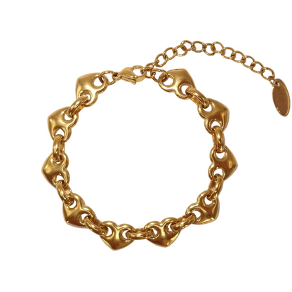 Puffy Heart Bracelet
