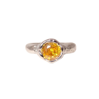 Amber Ring SILVER