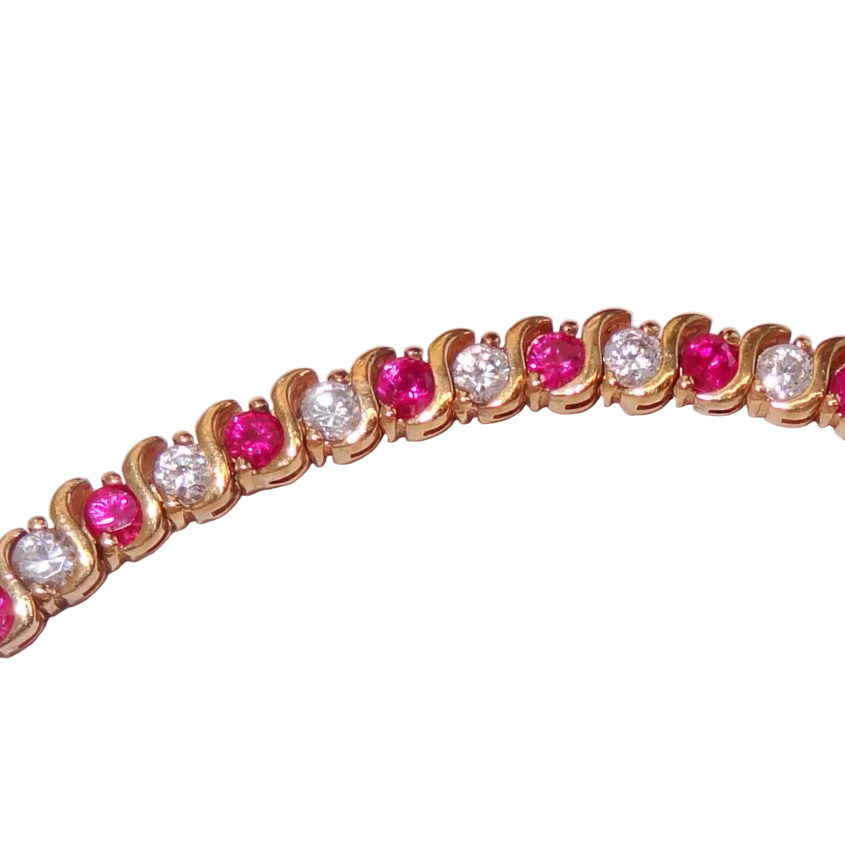 Vintage Ruby Tennis Bracelet