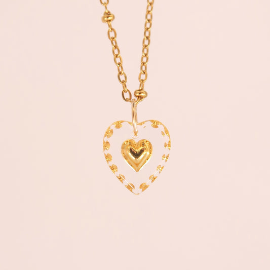 Golden Heart Necklace
